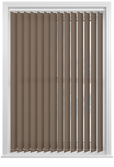 Roma, Smoke Brown - Vertical Blind
